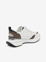 Michael Kors Hnědo-bílé dámské tenisky Michael Kors Flynn Trainer