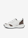 Michael Kors Hnědo-bílé dámské tenisky Michael Kors Flynn Trainer