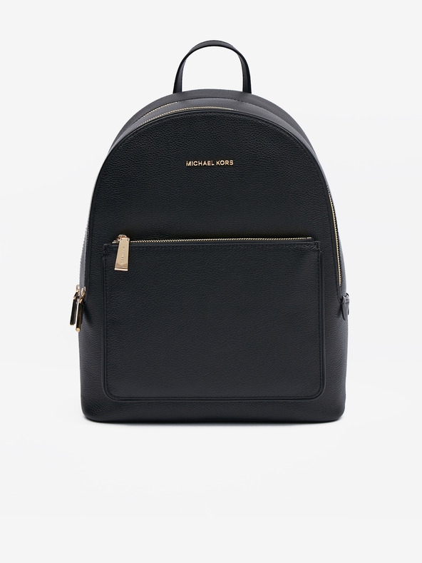 Michael Kors Černý dámský kožený batoh Michael Kors