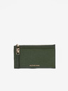 Michael Kors Tmavě zelené dámské kožené pouzdro na karty Michael Kors Card Case