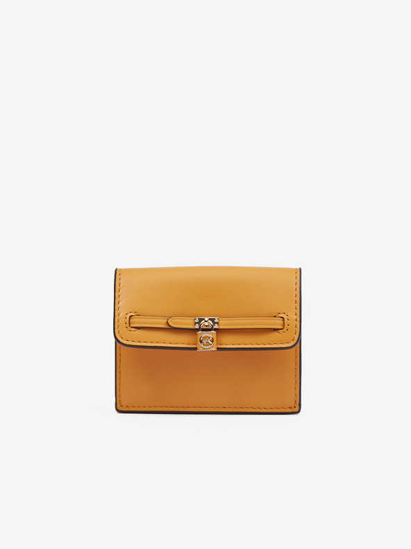 Michael Kors Oranžová dámská kožená peněženka Michael Kors