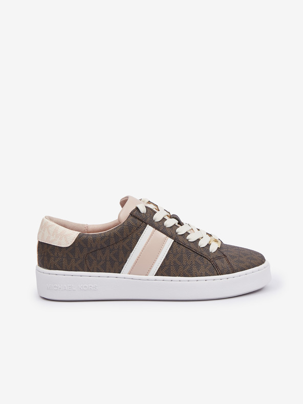 Michael Kors Hnědé dámské vzorované tenisky Michael Kors Irving