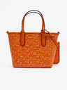 Michael Kors Oranžová dámská vzorovaná kabelka Michael Kors XS Open Tote