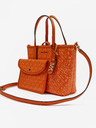 Michael Kors Oranžová dámská vzorovaná kabelka Michael Kors XS Open Tote