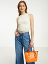 Michael Kors Oranžová dámská vzorovaná kabelka Michael Kors XS Open Tote