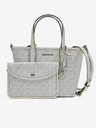 Michael Kors Bílá dámská vzorovaná kabelka Michael Kors XS Open Tote