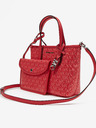 Michael Kors Tmavě růžová dámská vzorovaná kabelka Michael Kors XS Open Tote