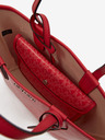 Michael Kors Tmavě růžová dámská vzorovaná kabelka Michael Kors XS Open Tote