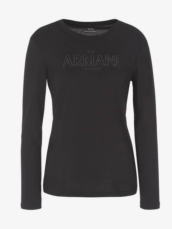 Armani Exchange Černé dámské triko Armani Exchange