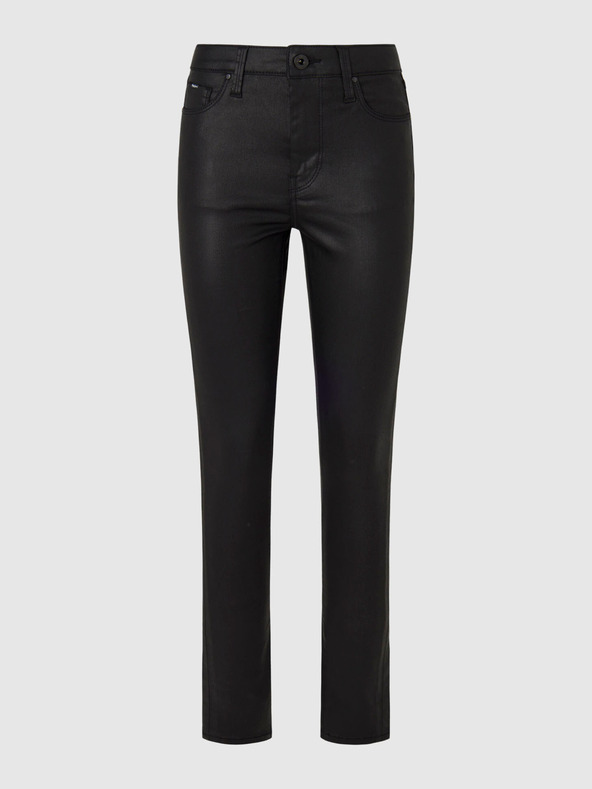 Pepe Jeans Černé dámské slim fit kalhoty Pepe Jeans