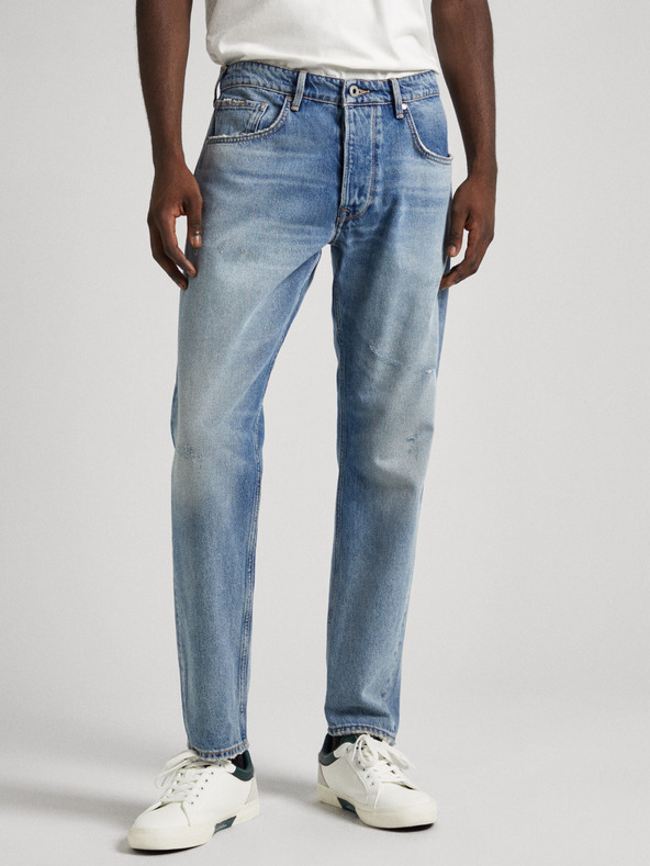 Pepe Jeans Světle modré pánské straight fit džíny Pepe Jeans