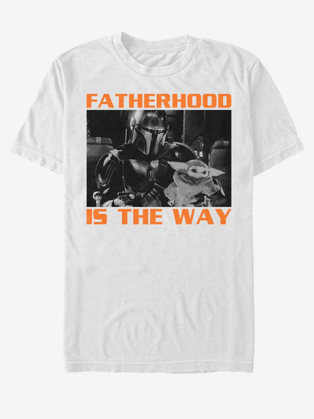 ZOOT.Fan Bílé unisex tričko ZOOT.Fan Star Wars Fatherhood