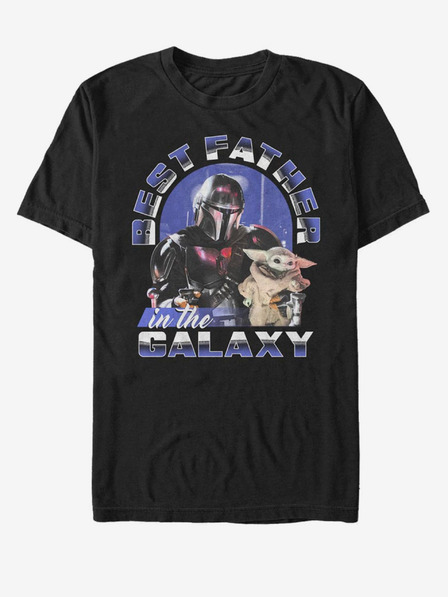 ZOOT.Fan Černé unisex tričko ZOOT.Fan Star Wars Best Father to Child