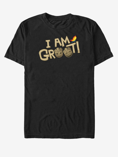 ZOOT.Fan Černé unisex tričko I Am Groot Strážci Galaxie ZOOT.FAN Marvel