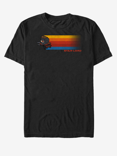 ZOOT.Fan Černé unisex tričko Star-Lord Strážci Galaxie ZOOT.FAN Marvel