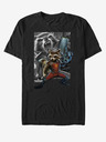 ZOOT.Fan Černé unisex tričko Rocket Strážci Galaxie ZOOT.FAN Marvel