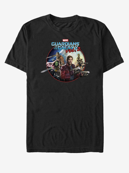 ZOOT.Fan Černé unisex tričko Strážci Galaxie vol. 2 ZOOT.FAN Marvel