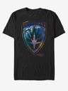 ZOOT.Fan Černé unisex tričko Symbol Strážci Galaxie vol. 2 ZOOT.FAN Marvel
