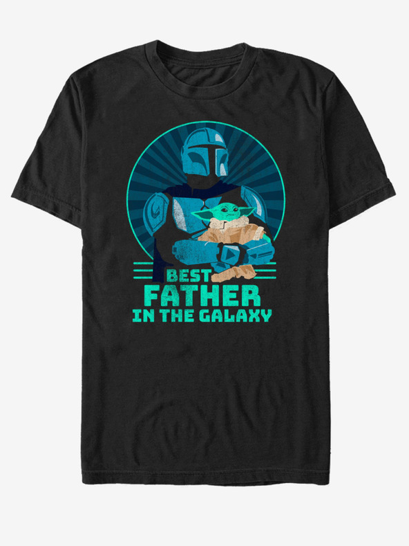 ZOOT.Fan Černé unisex tričko ZOOT.Fan Star Wars Best Father