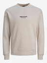 Jack & Jones Béžová pánská mikina Jack & Jones Vester