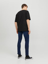 Jack & Jones Tmavě modré pánské slim fit džíny Jack & Jones Glenn