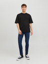 Jack & Jones Tmavě modré pánské slim fit džíny Jack & Jones Glenn