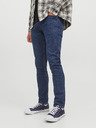Jack & Jones Modré pánské straight fit džíny Jack & Jones Glenn