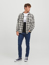 Jack & Jones Modré pánské straight fit džíny Jack & Jones Glenn