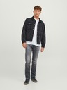 Jack & Jones Šedé pánské straight fit džíny Jack & Jones Tim