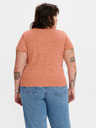 Levi's® Oranžové dámské květované tričko Levi's® Baby Daisy