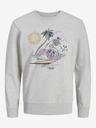 Jack & Jones Světle šedá pánská mikina Jack & Jones Zion