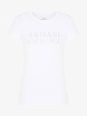 Armani Exchange Bílé dámské triko Armani Exchange