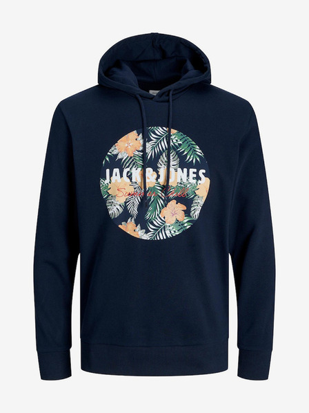 Jack & Jones Tmavě modrá pánská mikina s kapucí Jack & Jones Chill