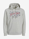 Jack & Jones Světle šedá pánská mikina s kapucí Jack & Jones Chill