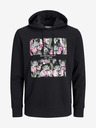 Jack & Jones Černá pánská mikina s kapucí Jack & Jones Chill