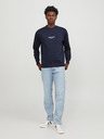 Jack & Jones Tmavě modrá pánská mikina Jack & Jones Vesterbro