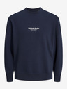 Jack & Jones Tmavě modrá pánská mikina Jack & Jones Vesterbro