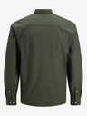 Jack & Jones Khaki pánská svrchní košile Jack & Jones Oxford