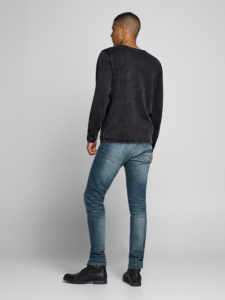 Jack & Jones Černý svetr Jack & Jones Leo