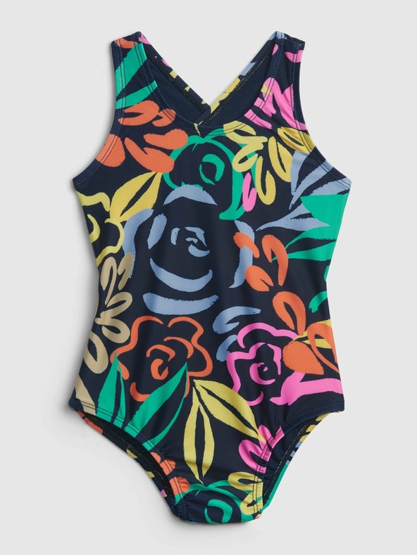 GAP Baby jednodílné plavky floral GAP