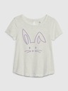 GAP Baby tričko organic zajíc GAP