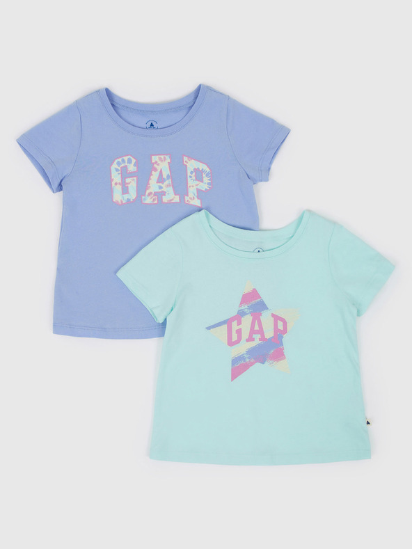 GAP Baby trička logo GAP, 2 ks