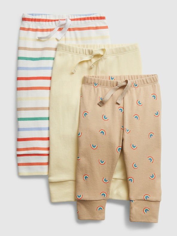 GAP Baby bavlněné tepláky, 3 ks GAP