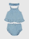 GAP Baby džínový set s čelenkou GAP