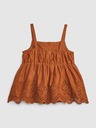 GAP Baby tílkový top s madeirou GAP