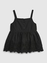 GAP Baby tílkový top s madeirou GAP