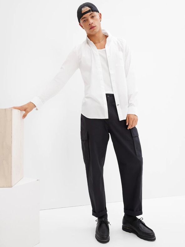 GAP Košile slim poplin stretch GAP