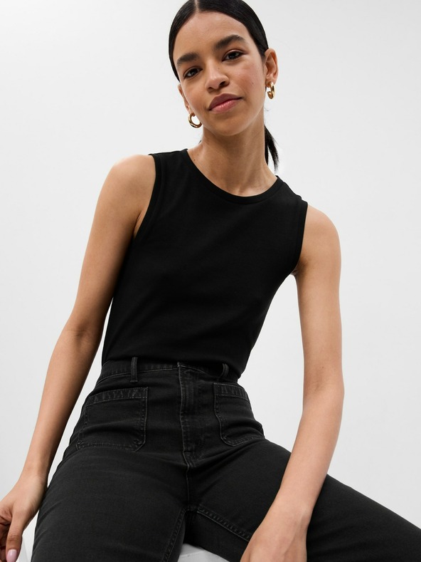 GAP Krátký tílkový crop top GAP