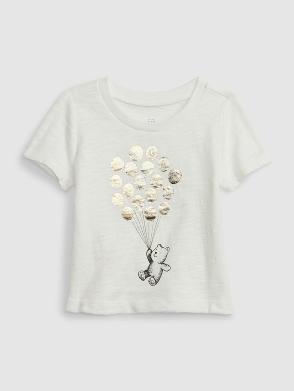 GAP Baby tričko s potiskem Unisex GAP