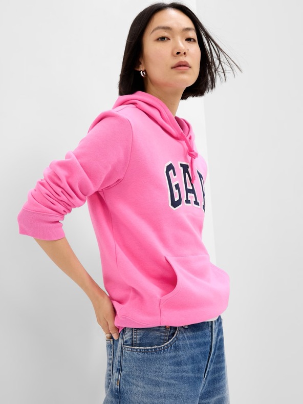 GAP Mikina s logem a fleece GAP